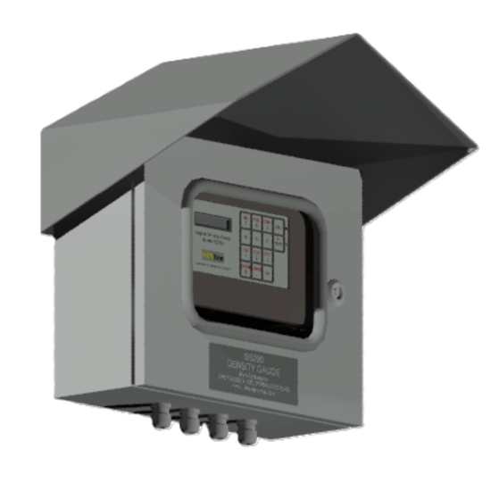 SIStec© SS200 Density Gauge Control Unit Sun Shield 316SS
