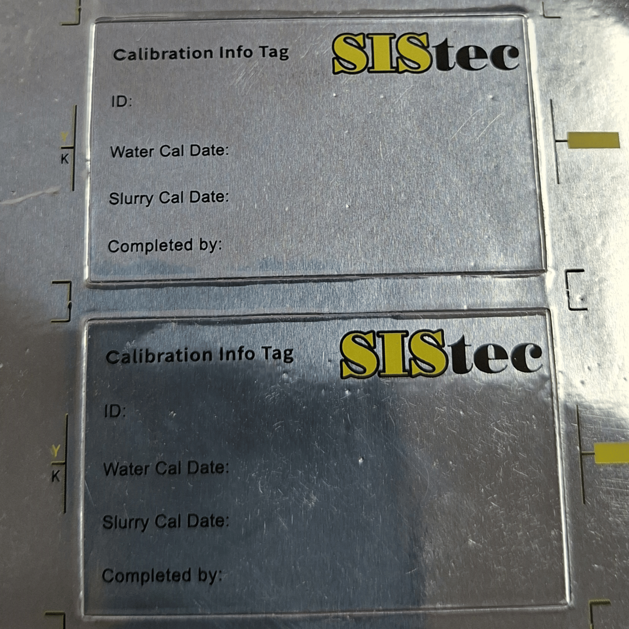 Calibration Stickers